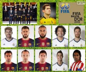 Puzzle FIFA / FIFPro World XI 2012